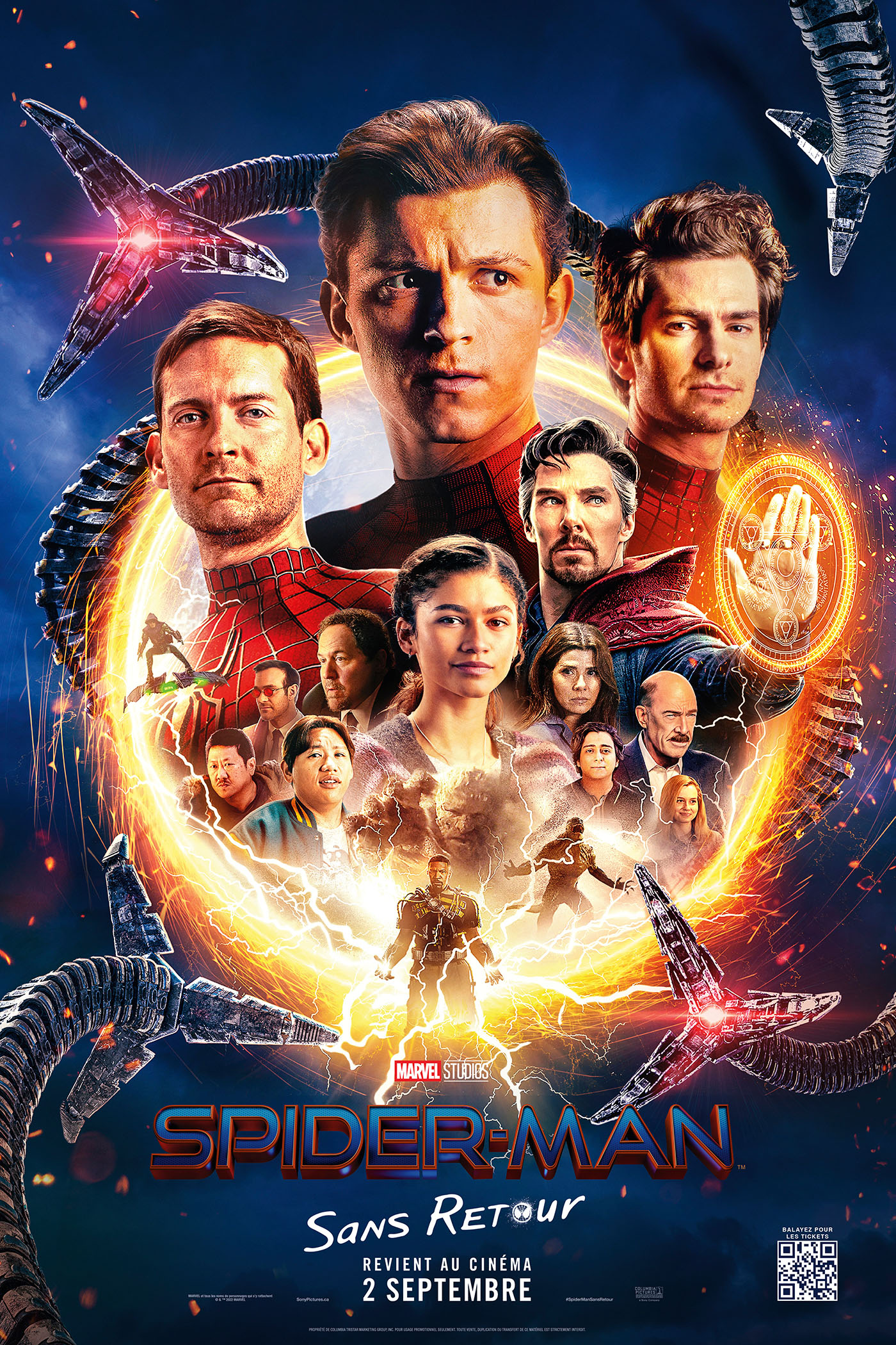 Spider-Man: No Way Home - Key Art Image - French